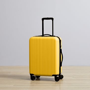 West Elm Hardside Suitcase, Yellow, Carry On - Image 0