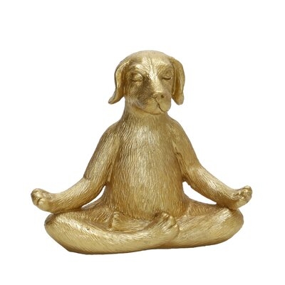 Thawville Yoga Dog Figurine - Image 0