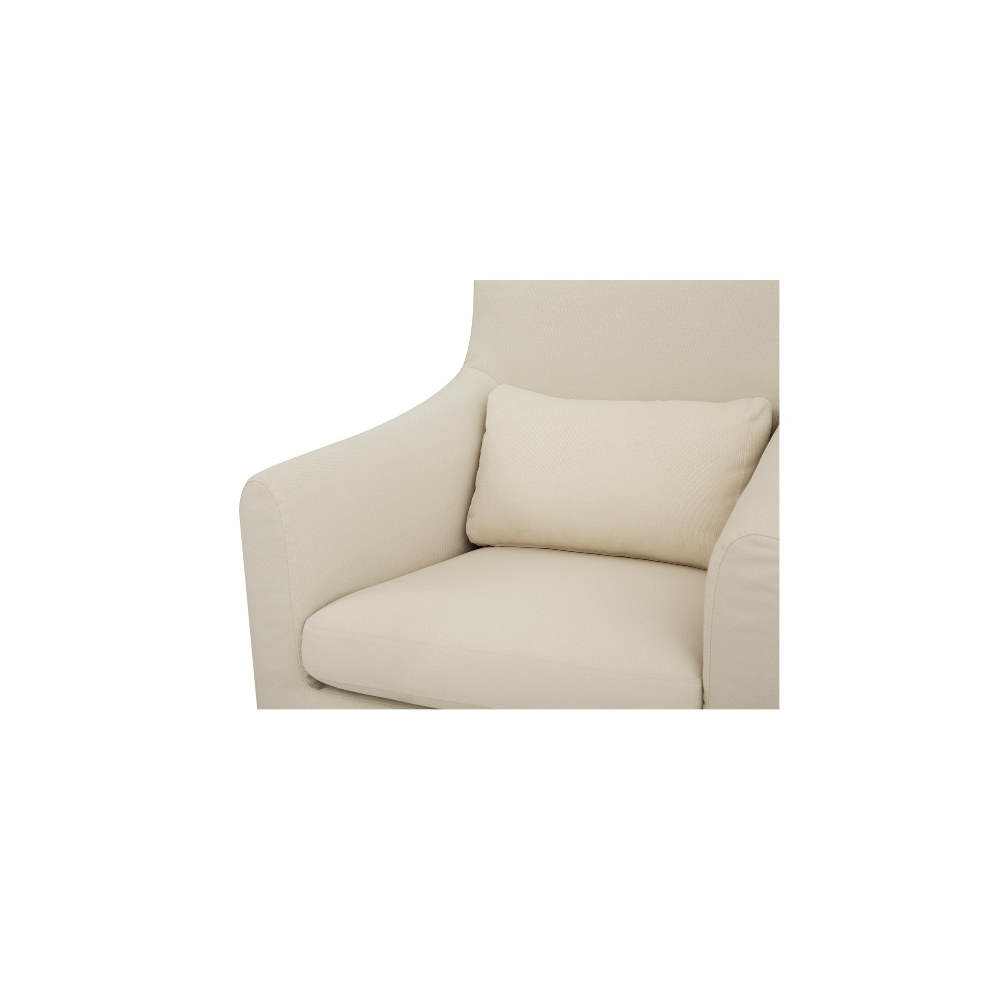Lydia Outdoor Slipcover Dining Chair Cream - Image 4