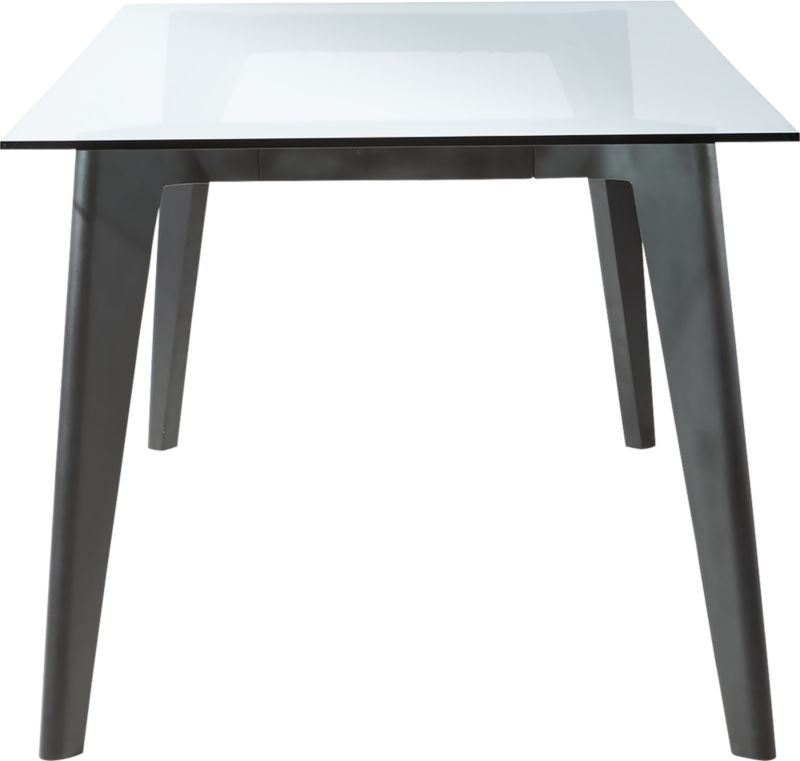 Harper Black Dining Table with Glass Top - Image 3