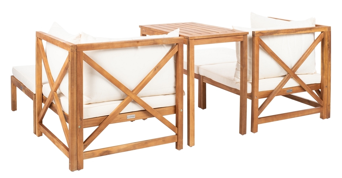 Ronson 5 Pc Sectional Set - Natural/Beige - Safavieh - Image 7