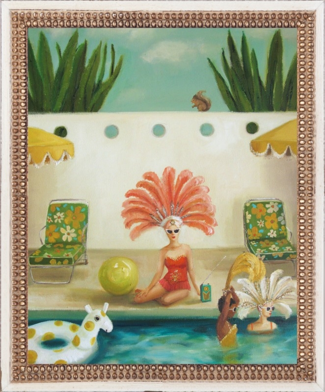 Poolside by Janet Hill for Artfully Walls - Image 0