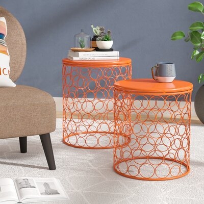 Quisenberry Metal Accent Stool - Image 0
