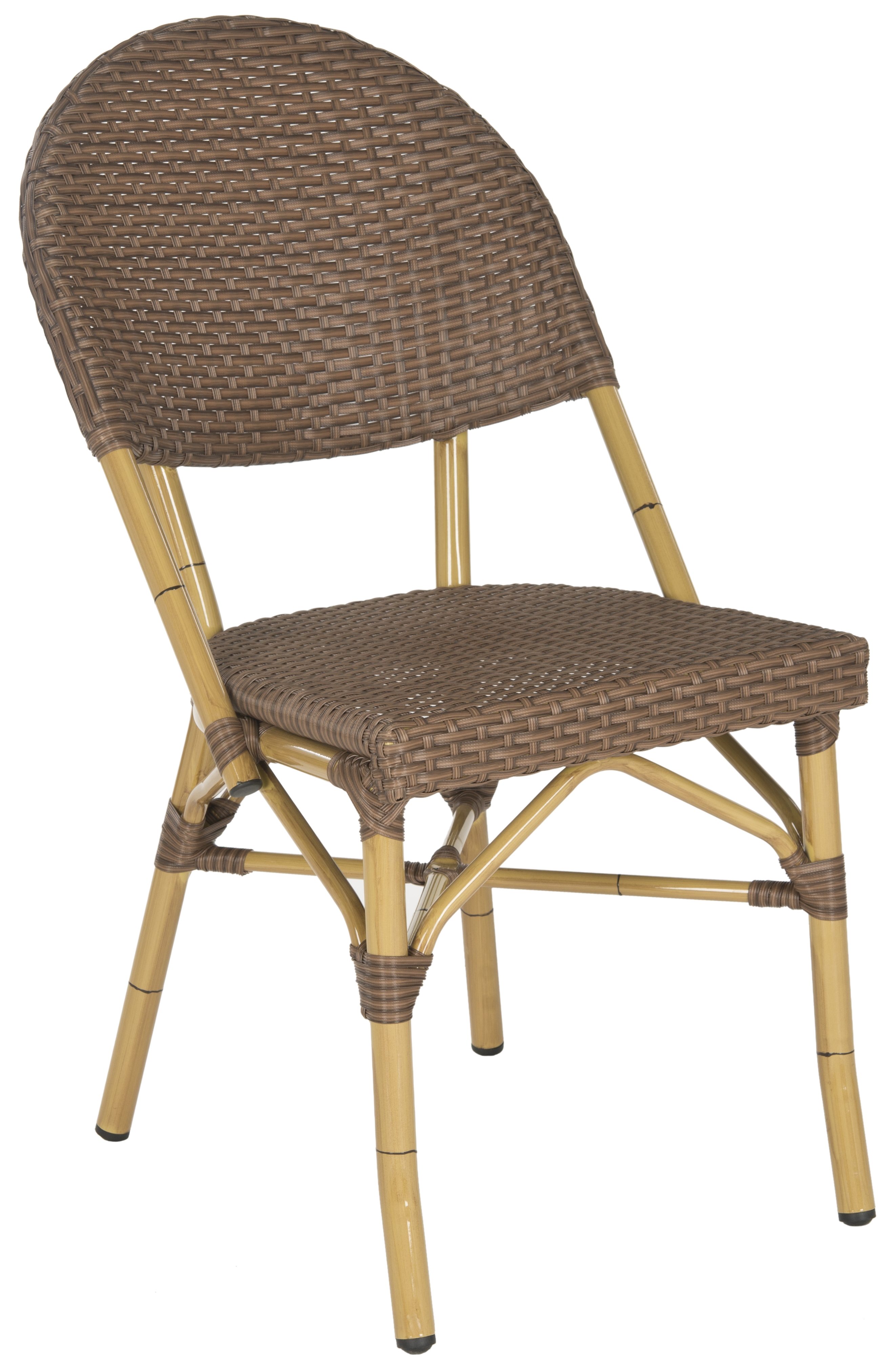 Barrow Stacking Indoor-Outdoor Side Chair - Brown - Arlo Home - Image 2