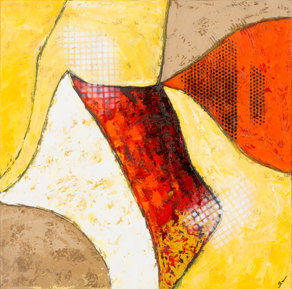 Surya Wall Decor HPO-5018 32"H x 32"W Framed Art - Image 0