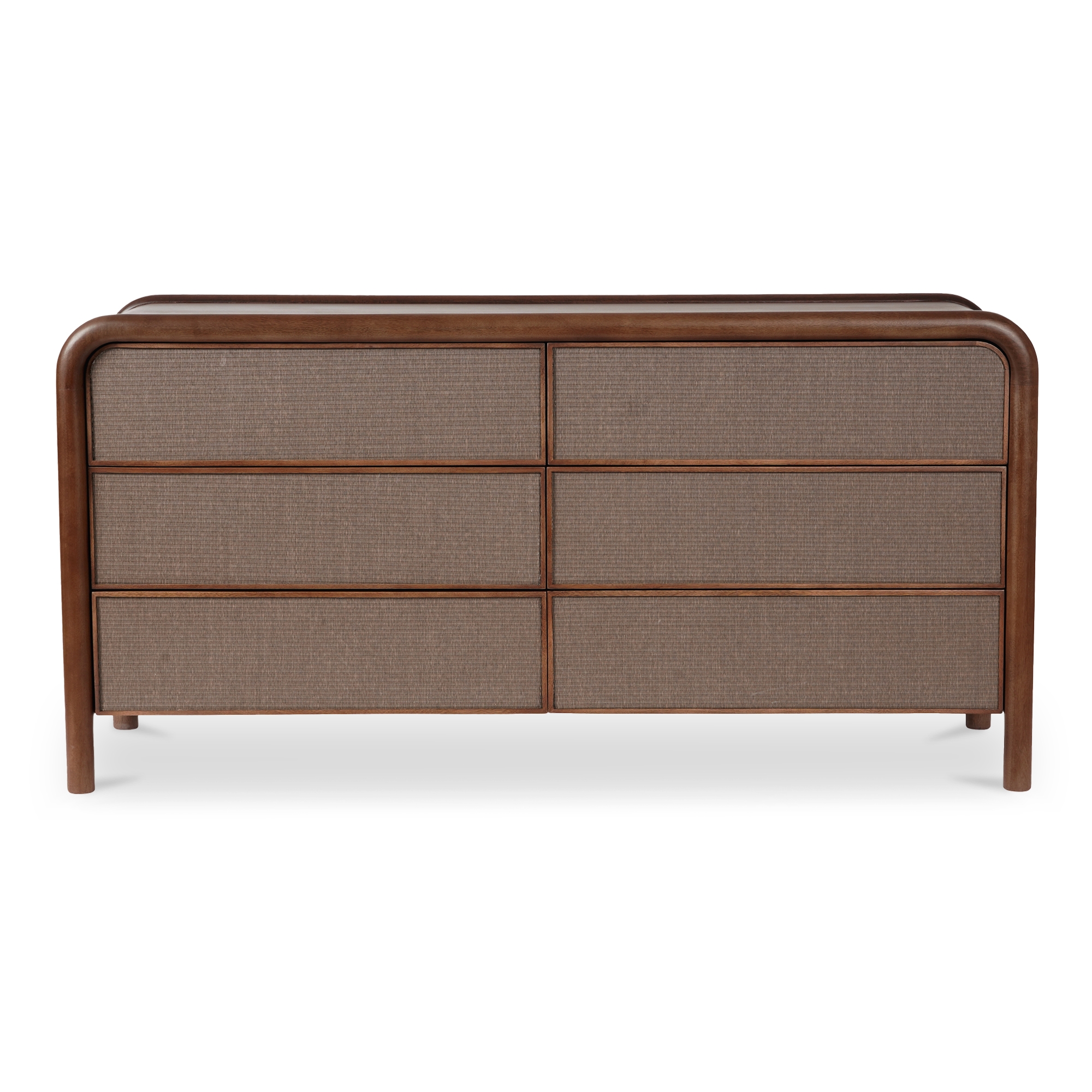 Rye 6 Drawer Dresser Warm Brown - Image 0