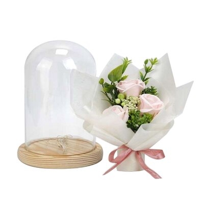 2021 LED Enchanted Galaxy Bouquet With Fairy String Lights In Dome For Christmas Valentine's Day Gift - Image 0