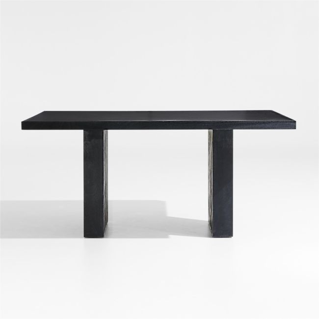 Dunewood 65" Charcoal Dining Table - Image 0