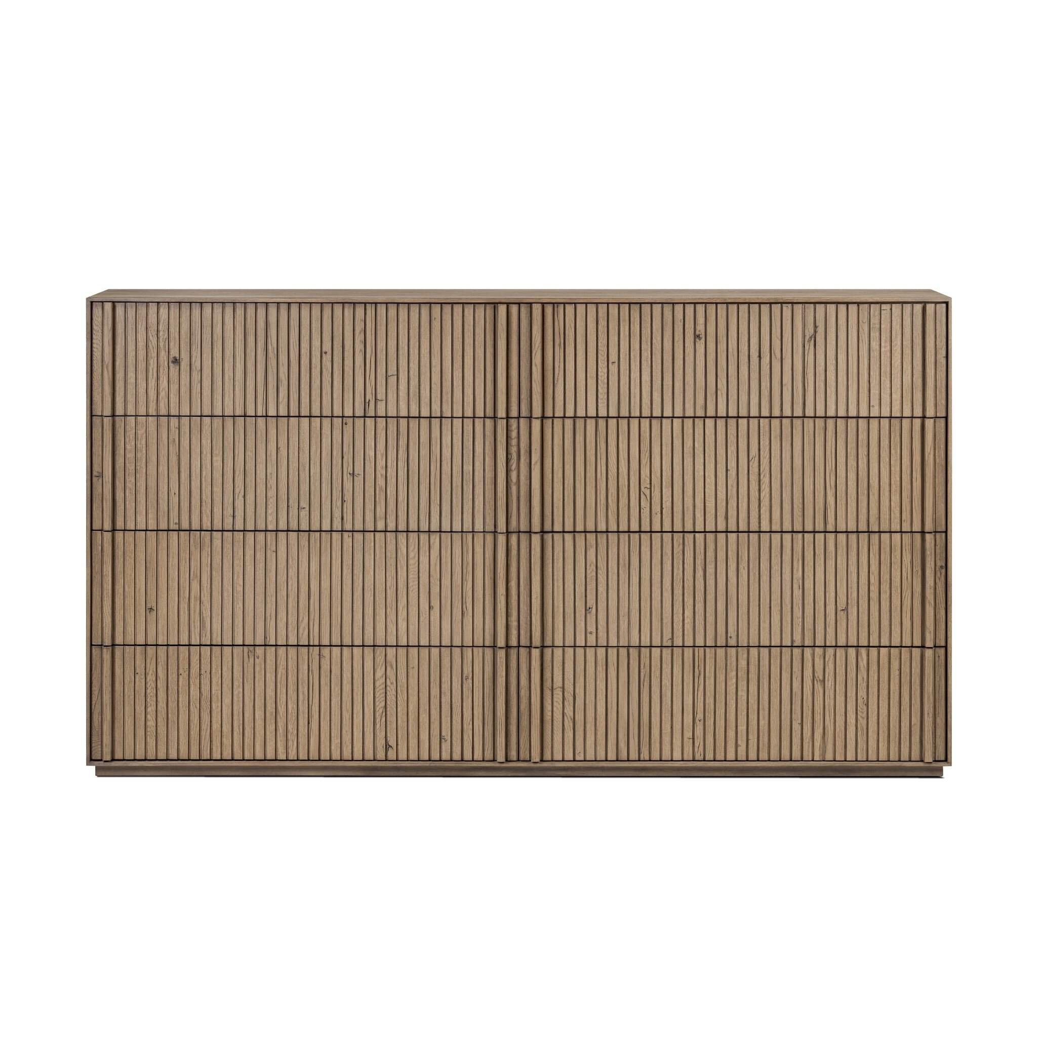 Leo 8 Drawer Dresser - Rustic Grey - Image 0