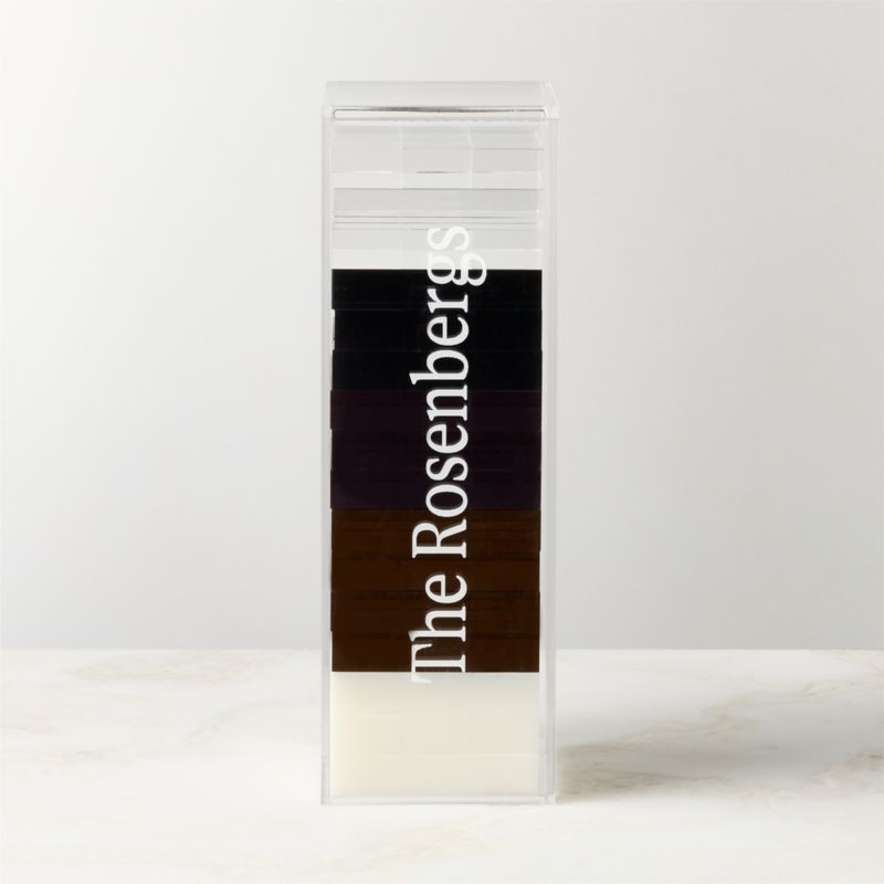 Multi Colored Acrylic Tumbling Tower Game - Image 2