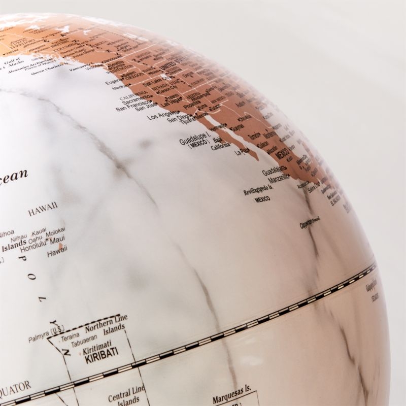 White Marble Globe - Image 1