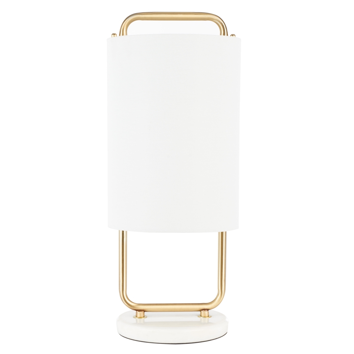 Giulia 21" Table Lamp - Gold/White - Image 1