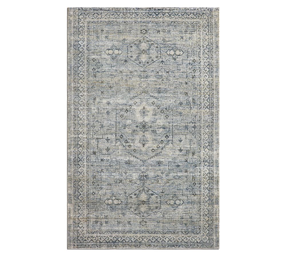 Lorre Handwoven Jute Chenille Rug, 2.5 x 9', Cool Multi - Image 0