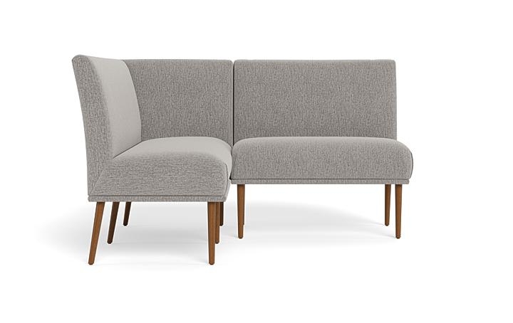 Dorian Upholstered Petite Left Banquette with Tufting Option - Image 0