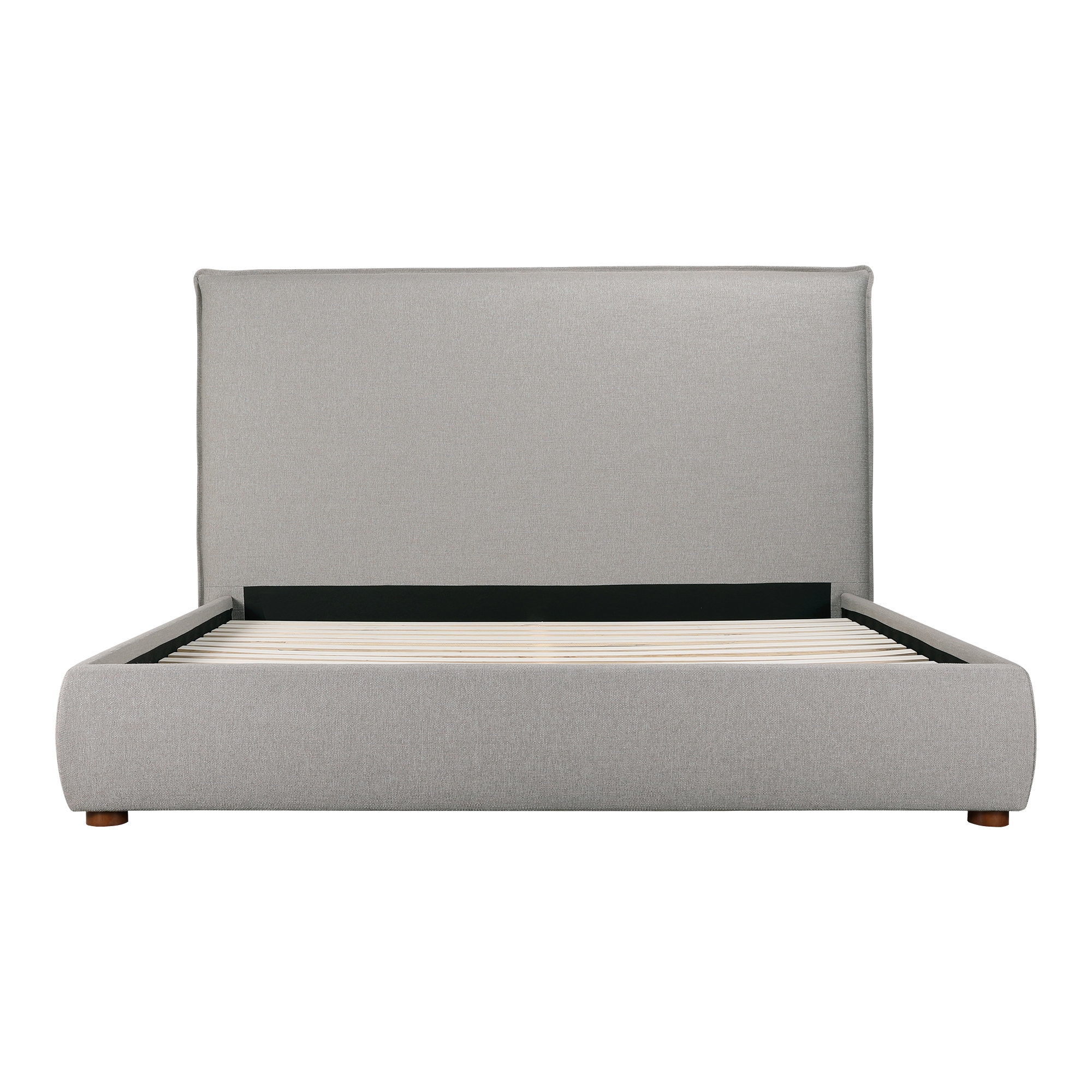 Luzon Queen Bed Tall Headboard Greystone - Image 0