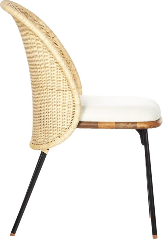 Chord Woven Back Dining Chair - Image 4