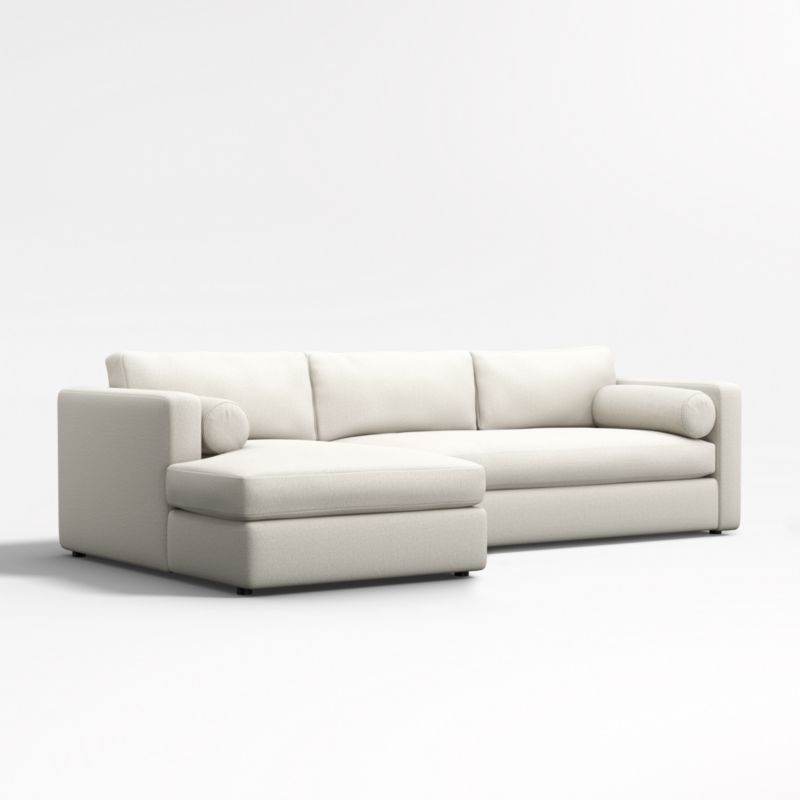 Aris 2-Piece Left-Arm Chaise Sectional Bench Sofa - Image 6