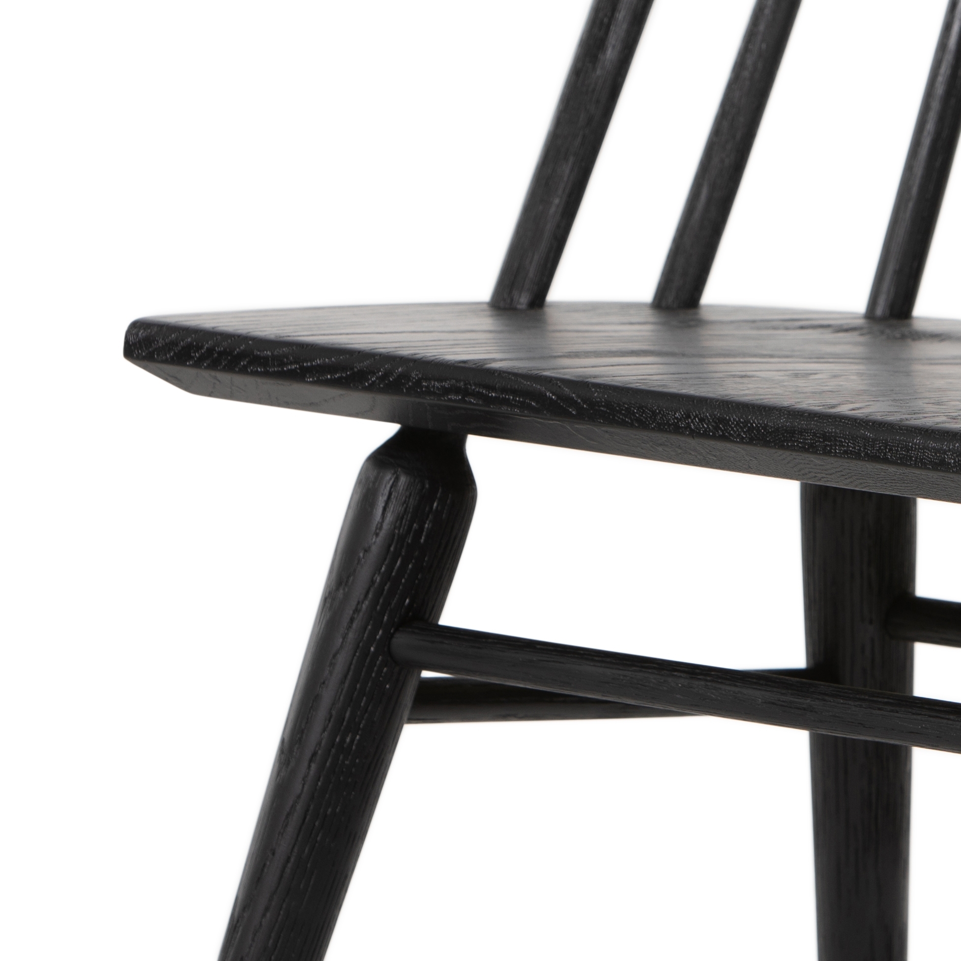 Lewis Windsor Chair - Black Oak - Image 10