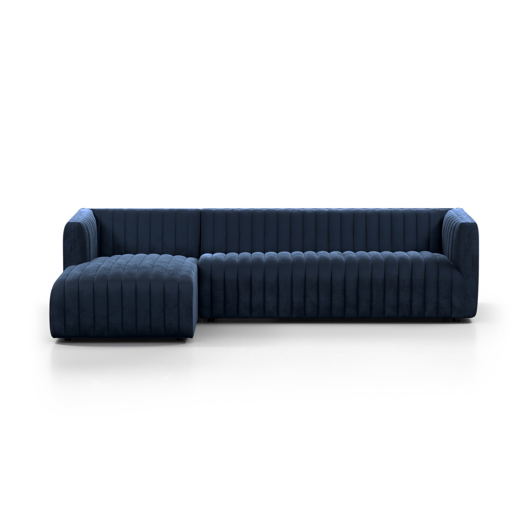 Augustine 2-Piece Sectional - Sapphire Navy - Image 3