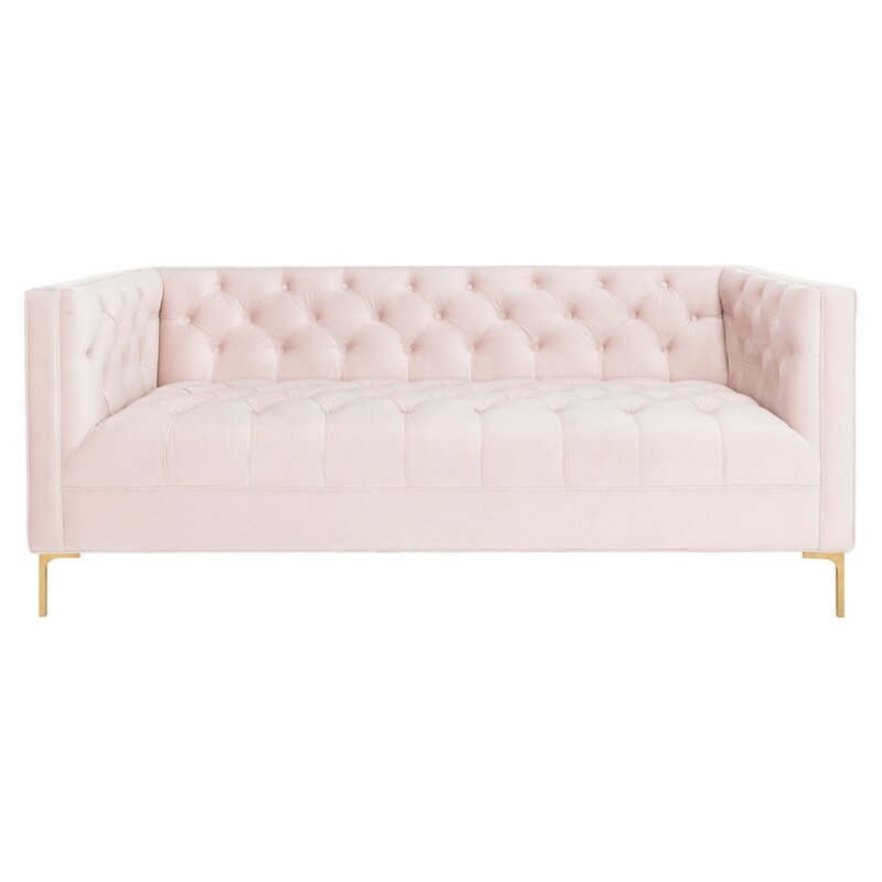 Safavieh Couture Vydia Sofa Upholstery: Blush Pink - Image 0