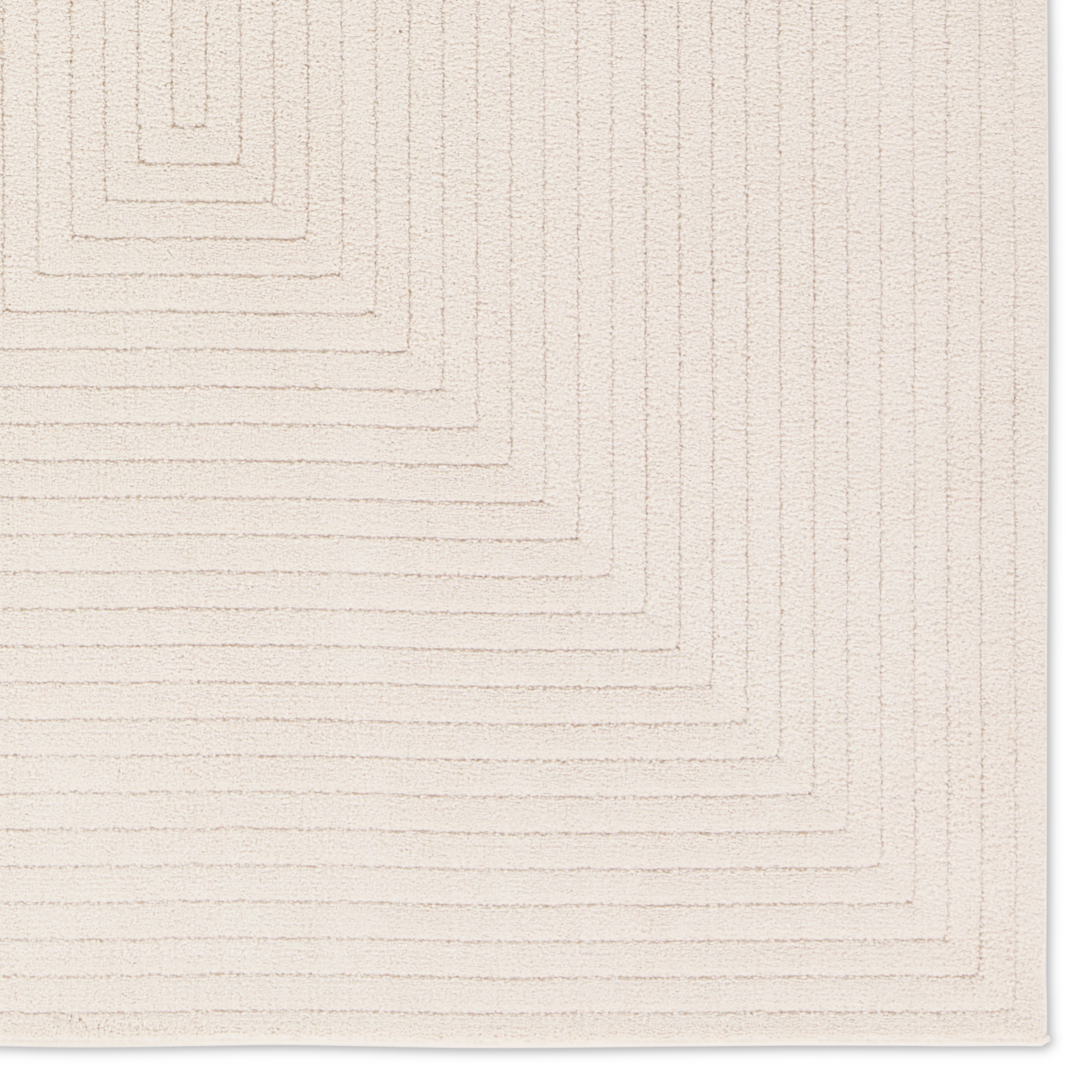 Archias PTR06 Geometric Ivory Area Rug (6'7"x9'6") - Image 3