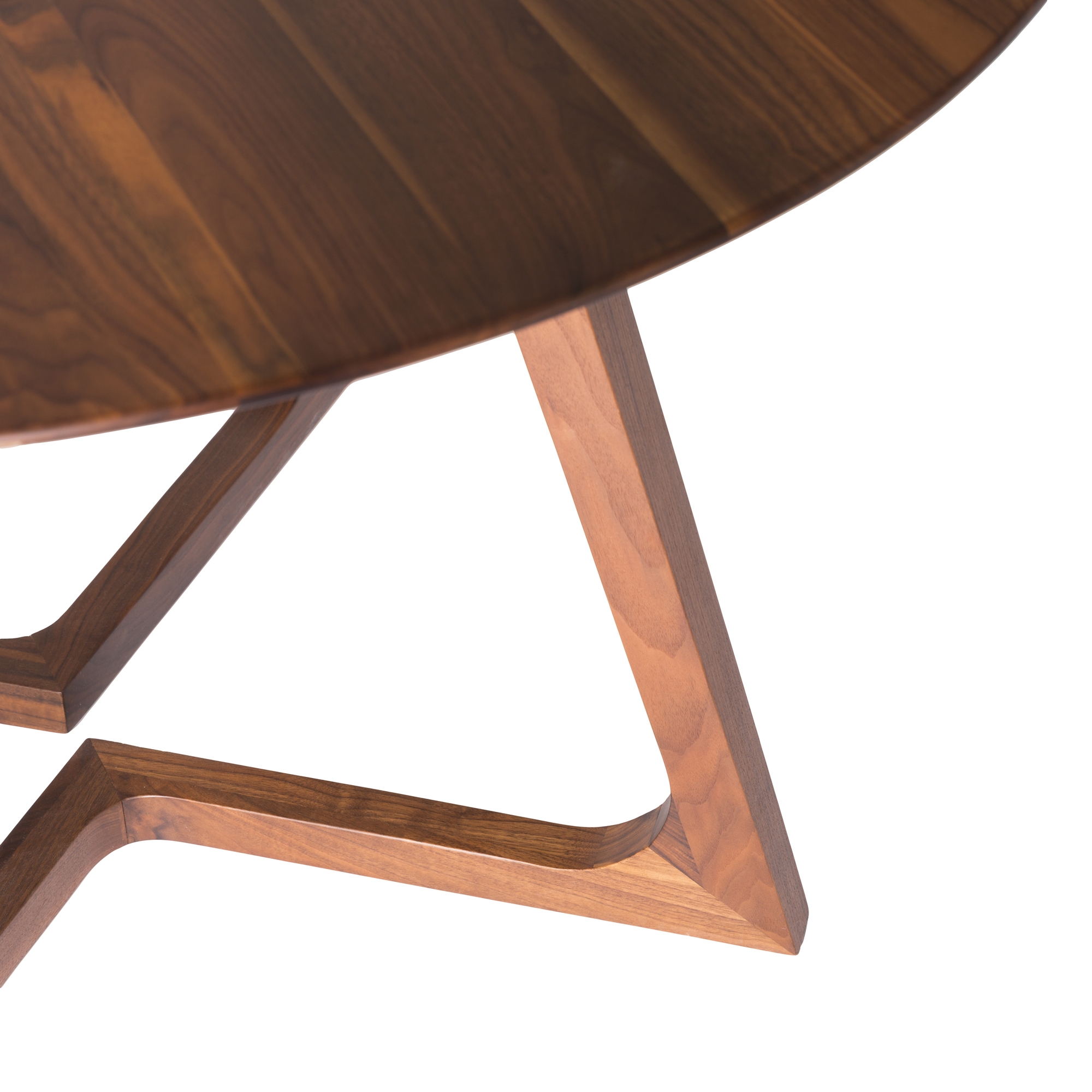 Godenza Dining Table Round Walnut - Image 3