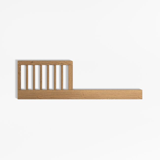 Bodie Flax Brown Wood Toddler Bed Rail - Image 0