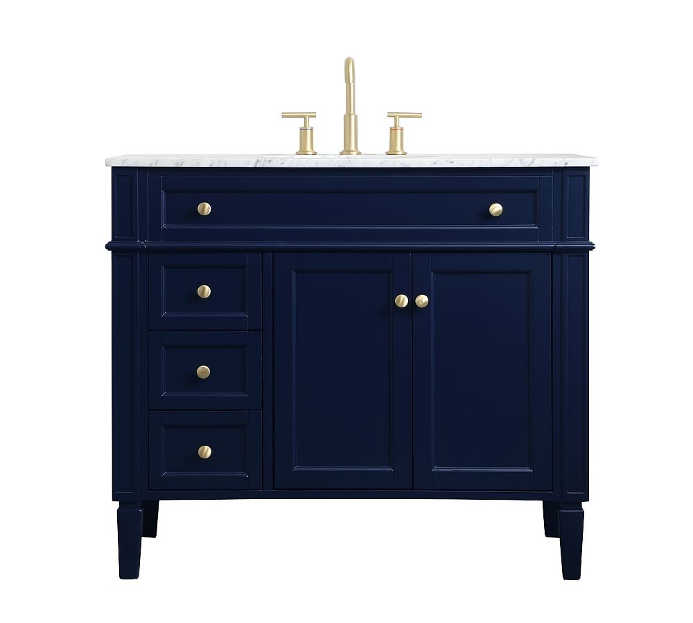 Blue Ilsa Single Sink Vanity, 40" - Image 0