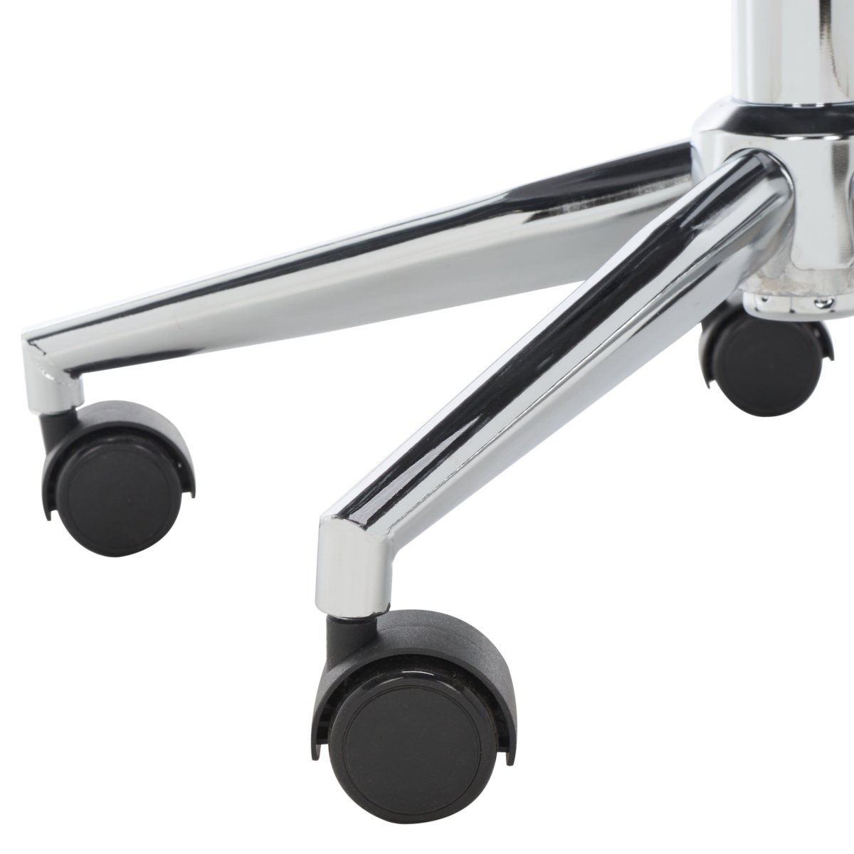 Kains Swivel Office Chair - Grey / Chrome - Safavieh - Image 3