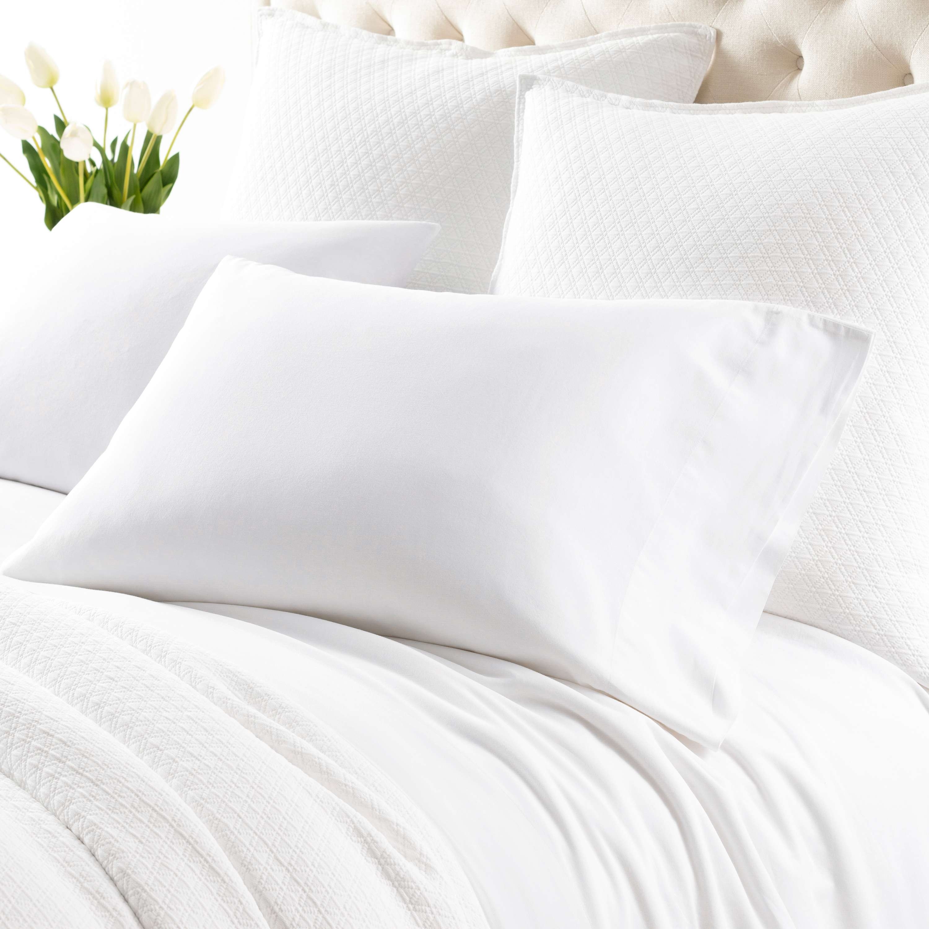 Cozy Cotton White Pillowcases - Image 0