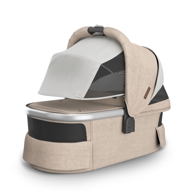 UPPAbaby ® V3 Declan Oat Melange Baby Bassinet with Aluminum Frame - Image 1