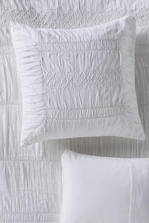 Mariella Cotton Pintuck Euro Sham - Image 0