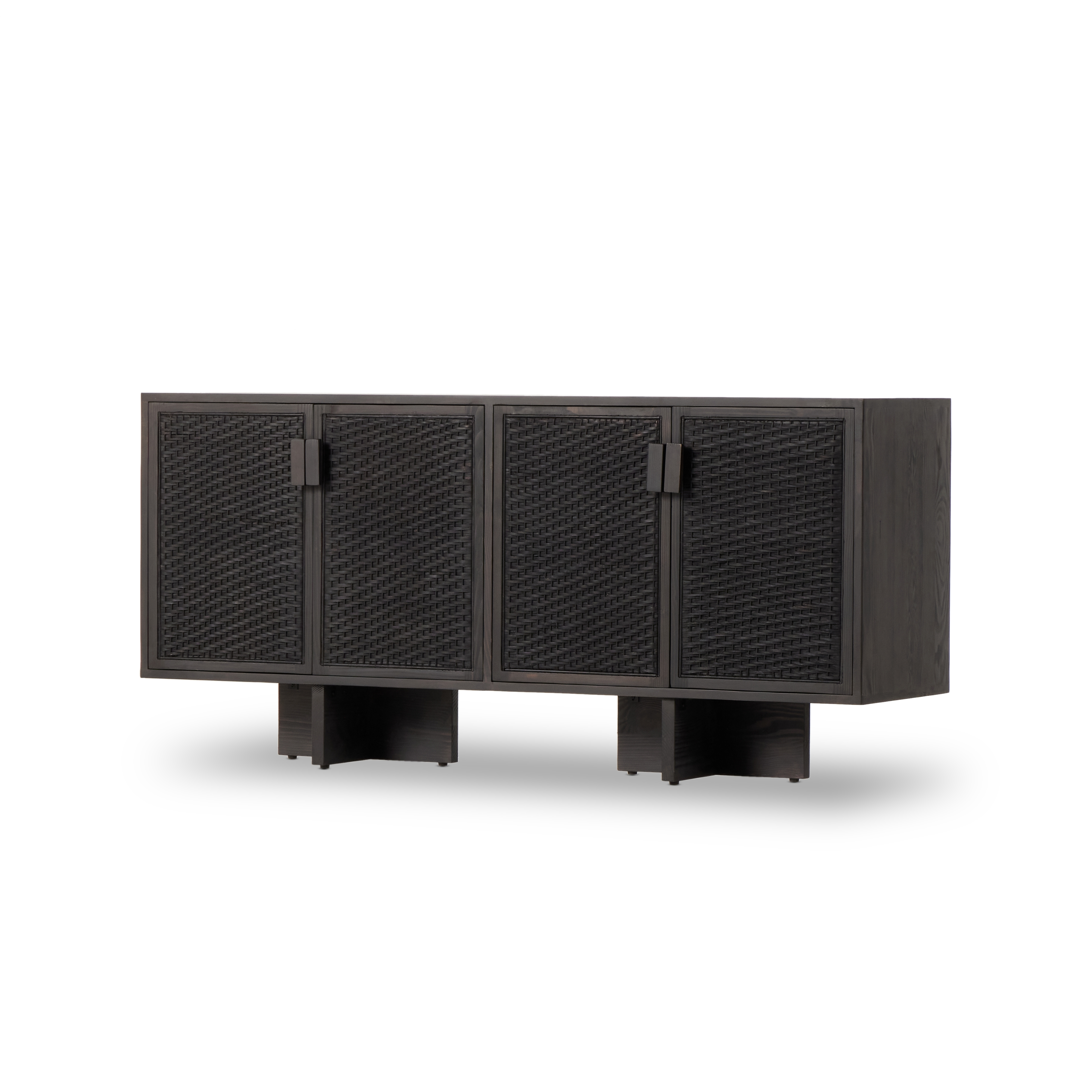 Levon Sideboard - Black Pine - Image 0