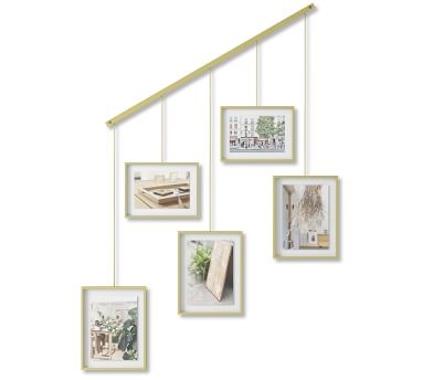 Hanging Brass Gallery Frames, Set of 5 - Image 5