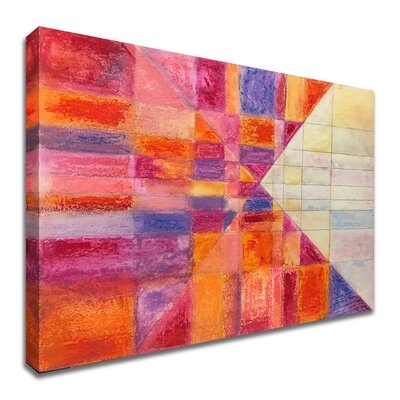 Pyramid Scheme, Canvas Art, Picture, Art, Wall Art, Canvas Wall Art, Pink, Orange, Evan Stuart Marshall, Pink, Orange - Image 0