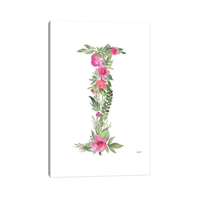 Botanical Letter I by Kelsey Mcnatt - Wrapped Canvas Gallery-Wrapped Canvas Giclée - Image 0