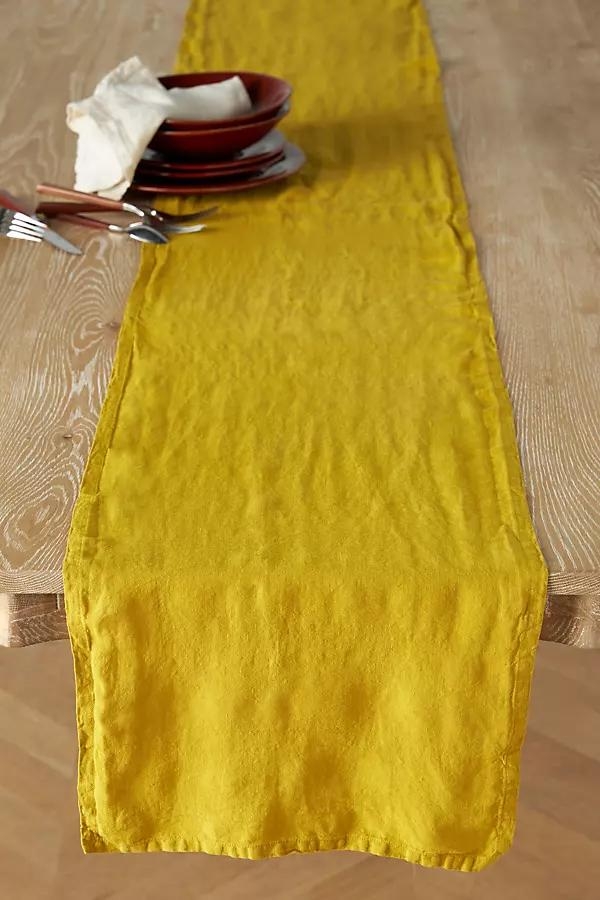 Edison Portuguese Linen Table Runner - Image 0