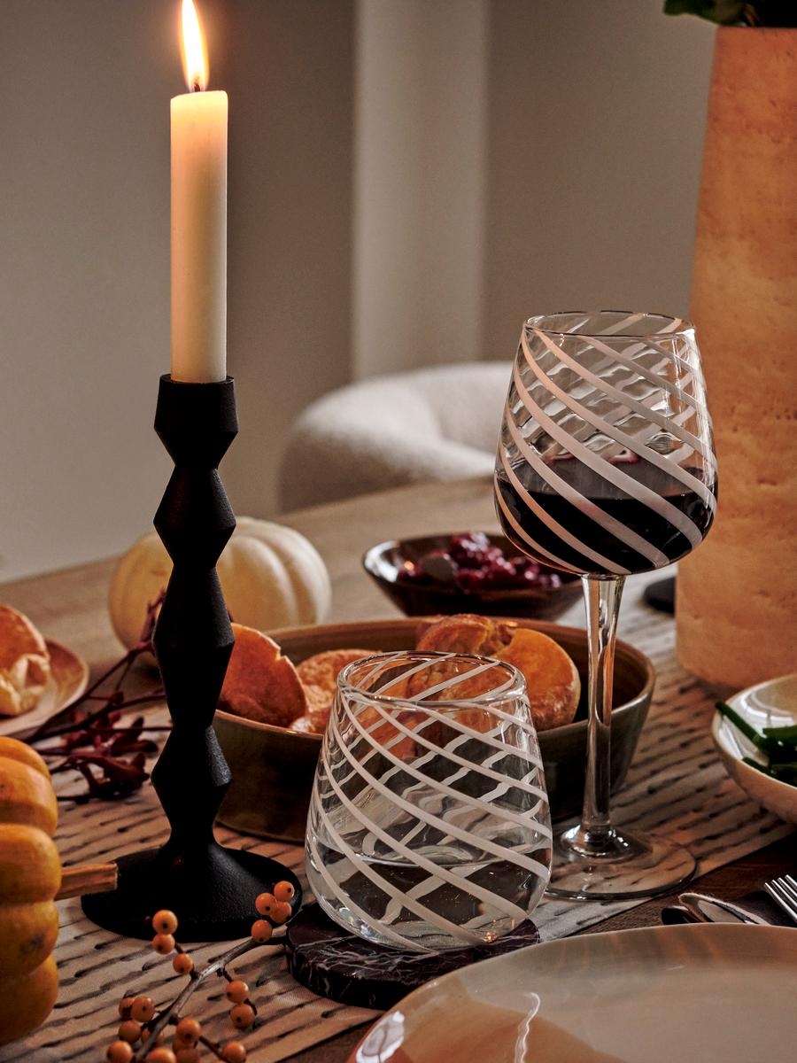 Coletta Red Wine Glass, White, Set of Four - Image 0