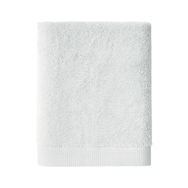 Yves Delorme Astree Guest 100% Cotton Hand Towel Color: Silver - Image 0