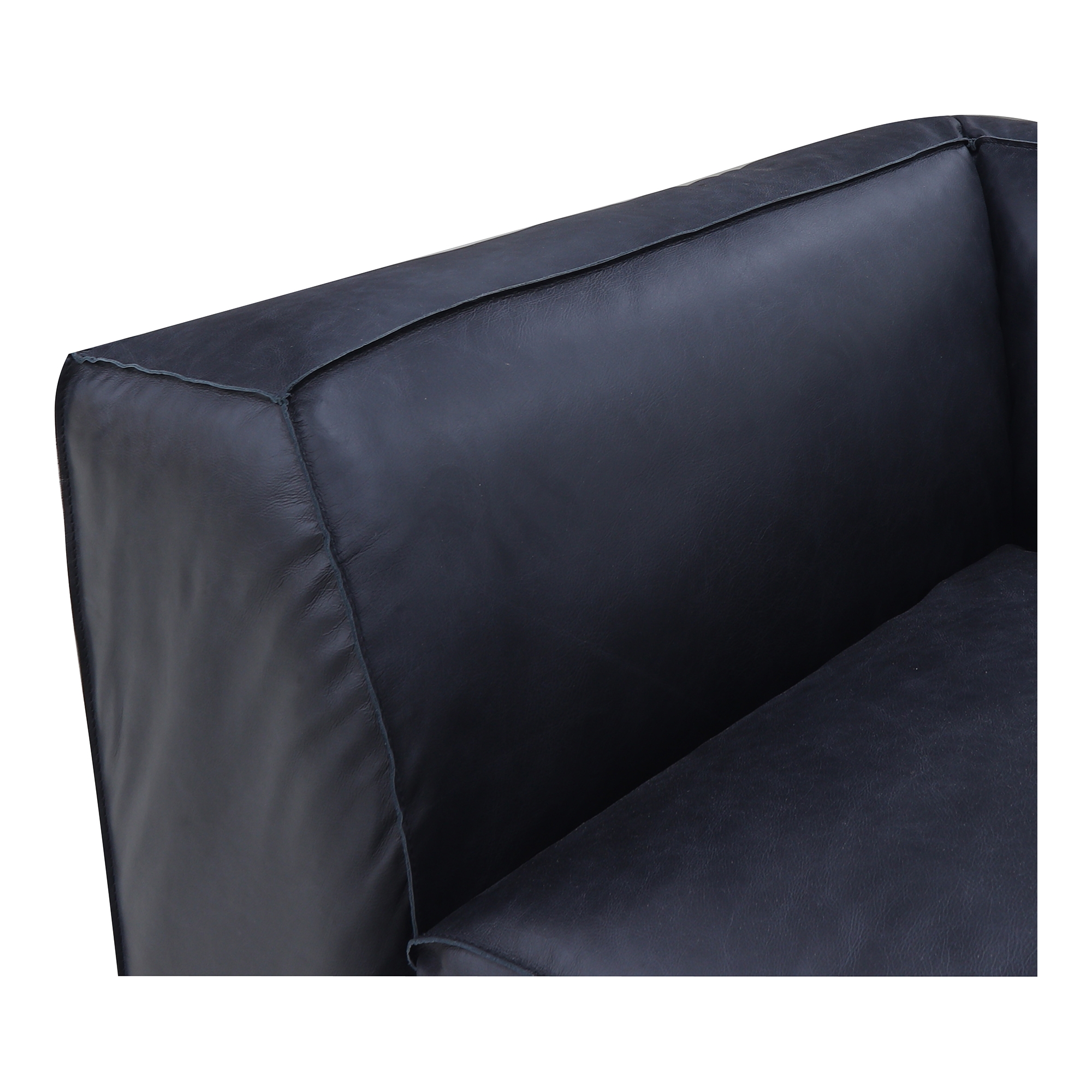 Form Nook Modular Sectional Vantage Black Leather - Image 5