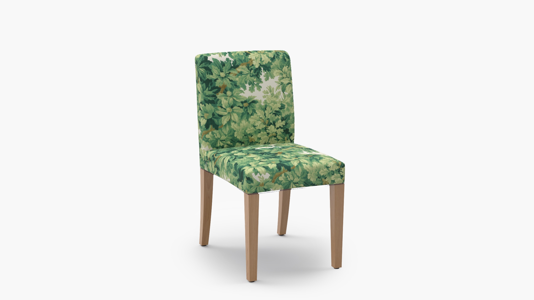 Signature Dining Chair, Verdure Bois De Chene, Natural Square Tapered Leg - Image 1