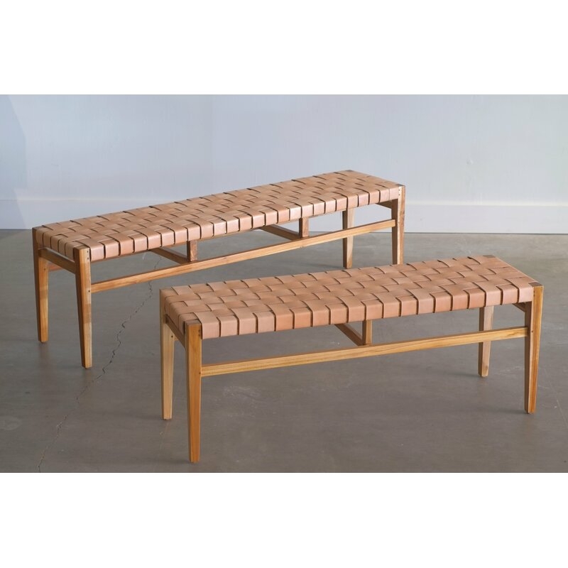From the Source Grasshopper Solid Wood Bench Size: 17.5" H x 46" W x 14" D - Image 0