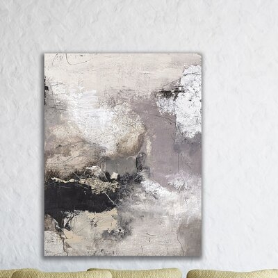 Pure By Design Fabrikken With Hand Painted Brushstrokes, Print On Canvas - Image 0