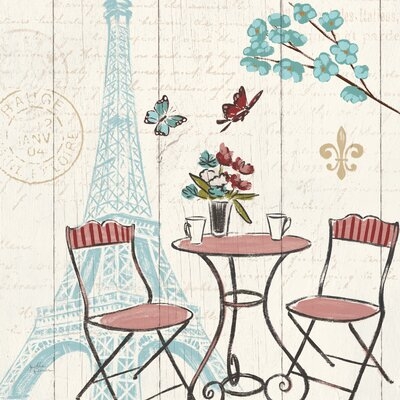 Paris Tour VI by Janelle Penner - Wrapped Canvas Graphic Art Print - Image 0