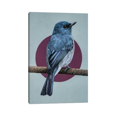 Dull-Blue Flycatcher by Mikhail Vedernikov - Gallery-Wrapped Canvas Giclée - Image 0