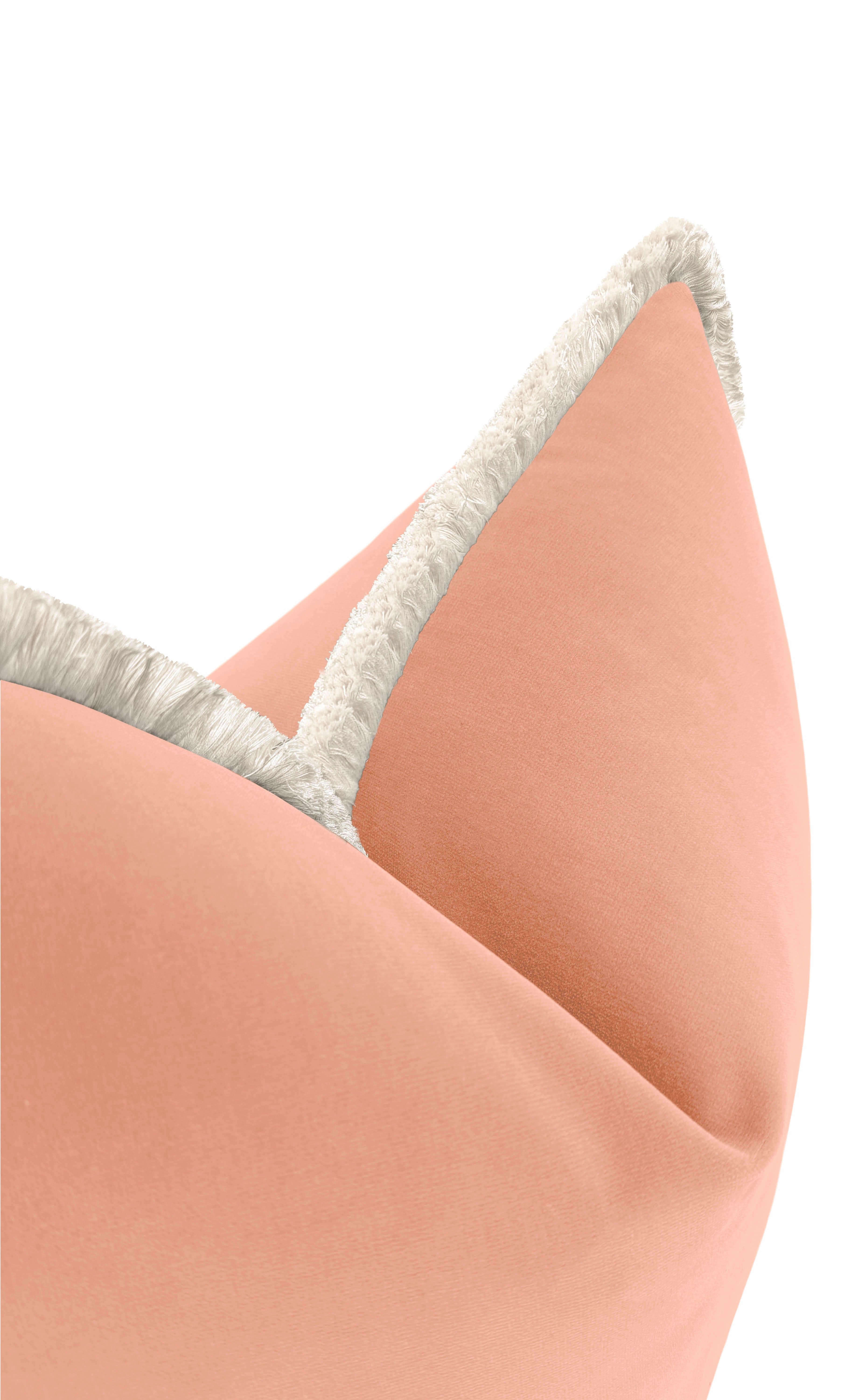 SIGNATURE VELVET // CHIFFON + FRINGE - Sample 4" X 4" / Bone Fringe - Image 0