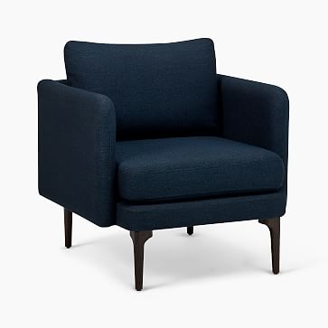 Auburn Chair, Twill, Black Indigo - Image 3