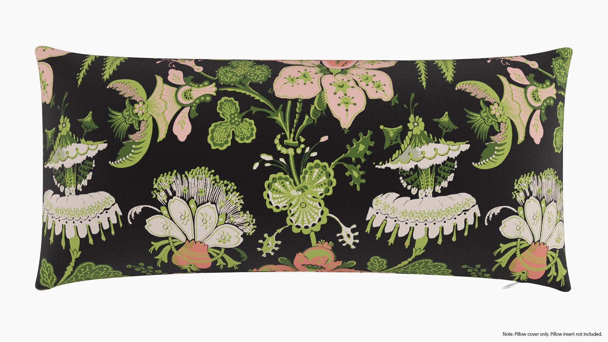 Throw Pillow Cover 14" x 30", Coral Onyx Rossetta, 14" x 30" - Image 0