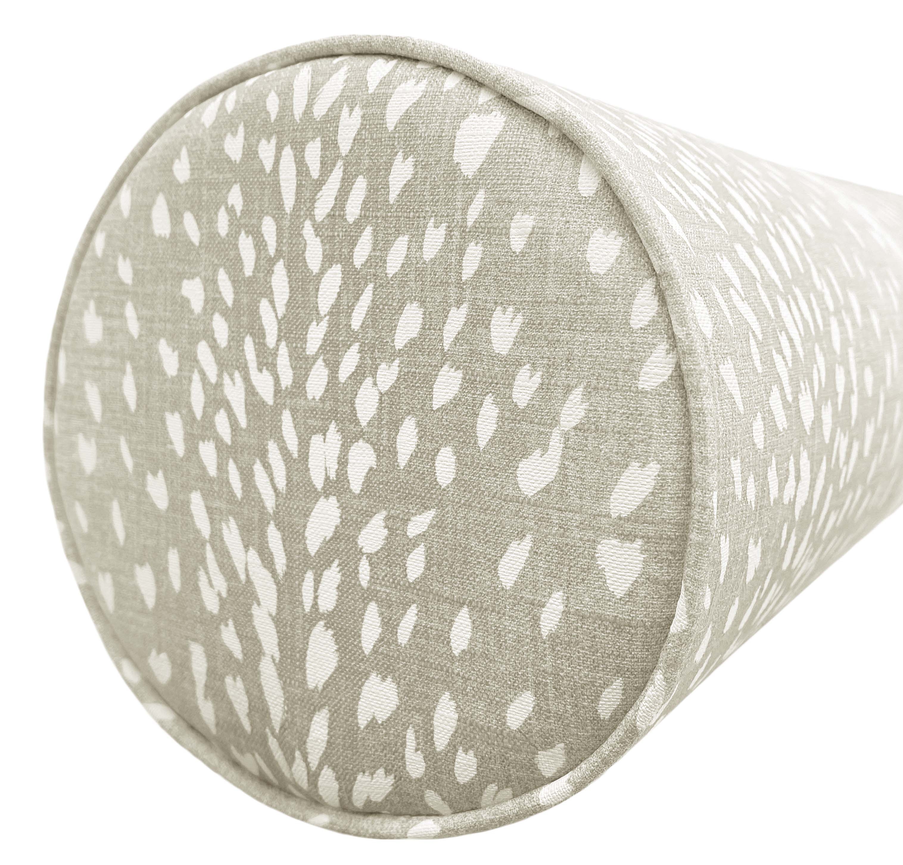THE BOLSTER :: ANTELOPE LINEN PRINT // CASHMERE - TWIN XL // 9" X 30" - Image 1