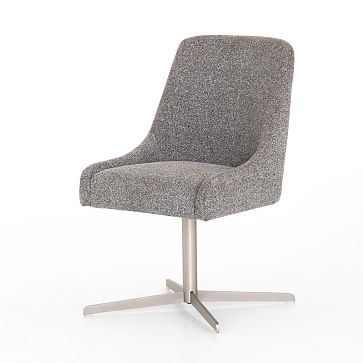 Tatum Desk Chair, Charcoal Bistrol - Image 3